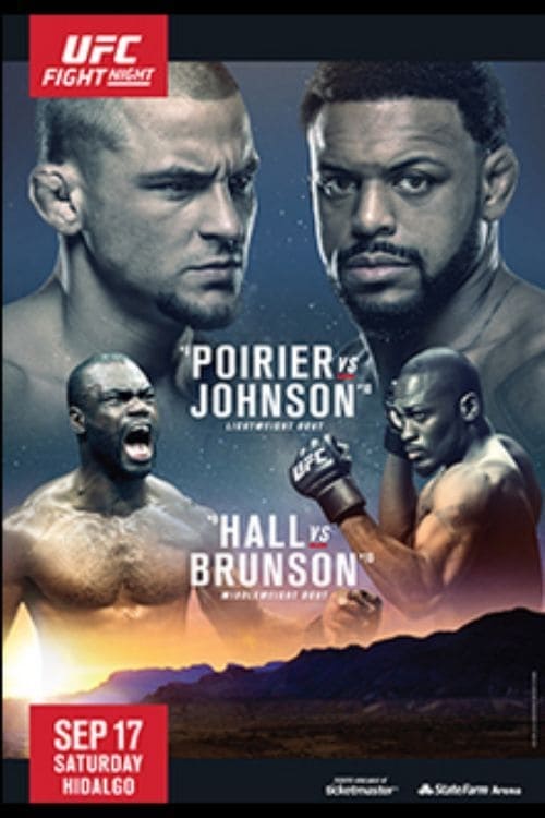 Poster UFC Fight Night 94: Poirier vs. Johnson 2016