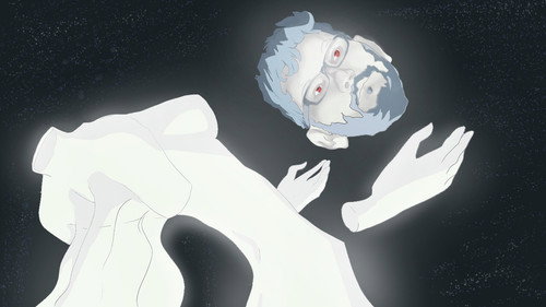 Evangelion: 3.0 + 2.0 The End of Hideaki Anno Backdrop Blur