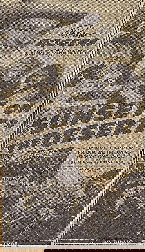 Sunset on the Desert movie poster player