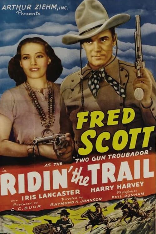 Poster Ridin' the Trail 1940