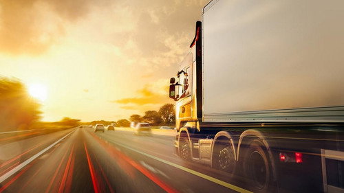 Mighty Truckers Backdrop Blur