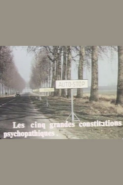 Auto-stop – Les cinq grandes constitutions psychopathiques Poster
