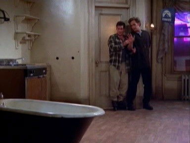 Escena del episodio 7 de la temporada 3 de Caroline in the City