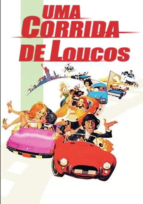 Pôster de Uma Corrida de Loucos