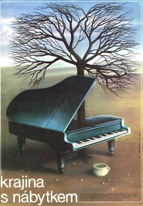 Poster Krajina s nábytkem 1987