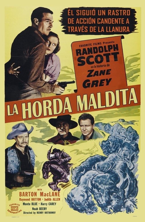 La horda maldita (La Estampida de búfalos) 1933