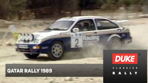 Qatar Rally 1989 Backdrop Blur