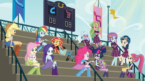 My Little Pony: Equestria Girls – Friendship Games Shorts - Season 1 Backdrop Blur