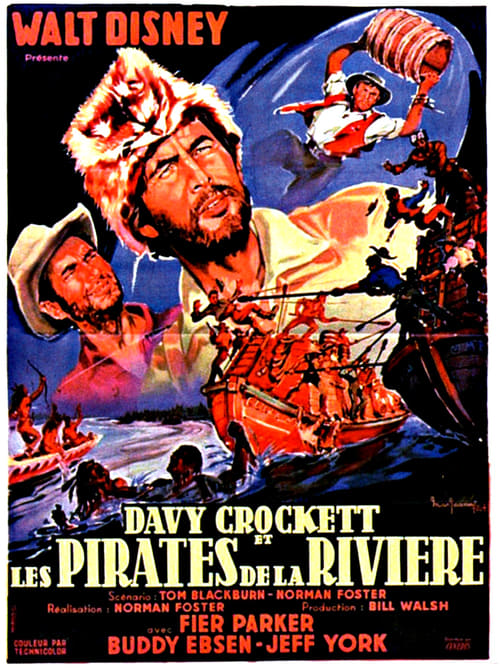 Davy Crockett and the River Pirates poster