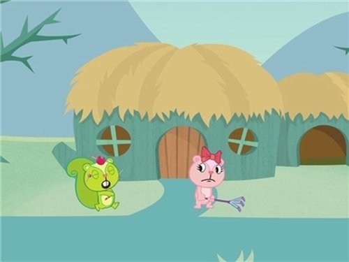 Escena del episodio 17 de la temporada 5 de la serie Happy Tree Friends