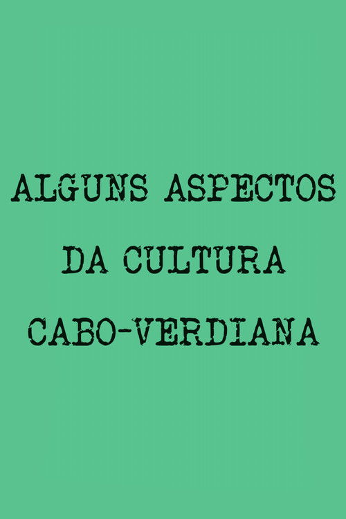Some Aspects of Cape Verdean Culture