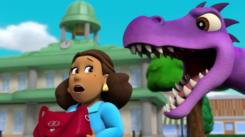 Pups Bark with Dinosaurs