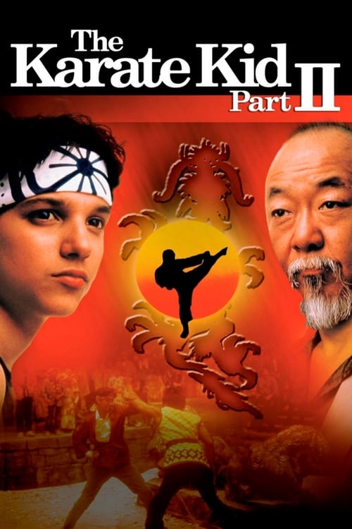 Grootschalige poster van The Karate Kid II