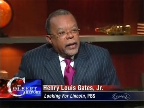 Escena del episodio 18 de la temporada 5 de la serie The Colbert Report