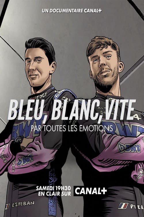 Poster Bleu, blanc, vite - Par toutes les émotions 2023