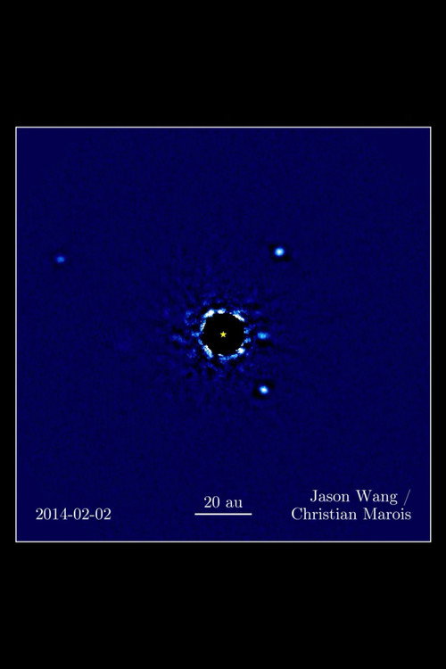 Orbital motion of the HR8799 system