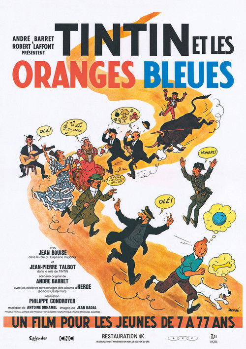 Tintin and the Blue Oranges poster