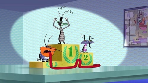 Escena del episodio 25 de la temporada 4 de Oggy et les Cafards