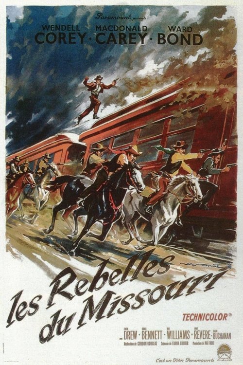 Les rebelles du Missouri movie poster player