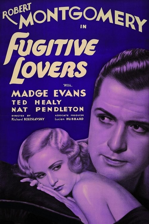 Fugitive Lovers movie poster player