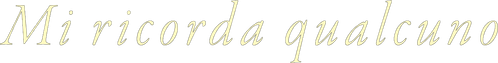 Mi ricorda qualcuno official logo