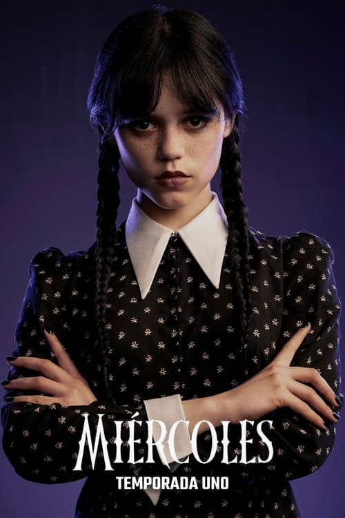 Póster de la temporada 1 de la serie Miércoles