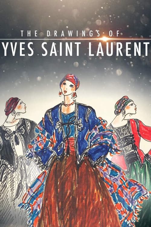 Poster The Drawings of Yves Saint Laurent 2017