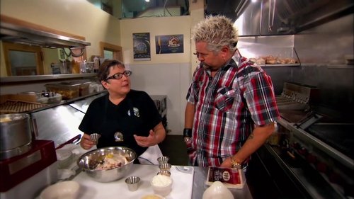 Escena del episodio 7 de la temporada 16 de la serie Diners, Drive-Ins and Dives