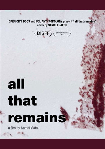 All that remains poster