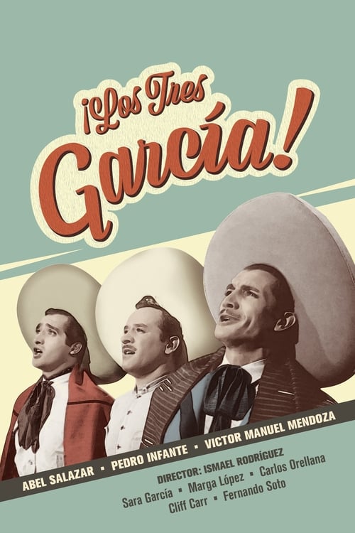 Poster Los tres García 1947