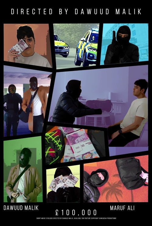 £100,000 film afişi