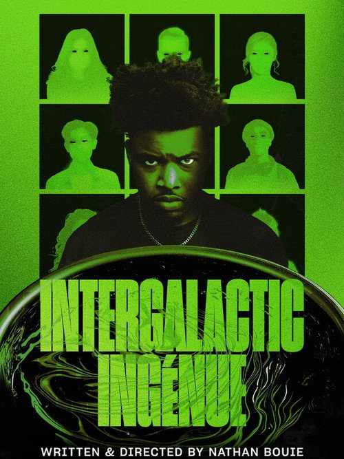 Official movie poster for Intergalactic Ingenue (2026), a science fiction film