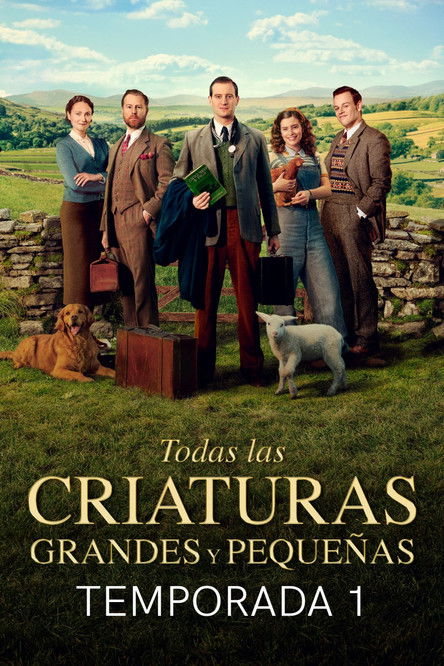 Póster de la temporada 1 de la serie Todas las criaturas grandes y pequeñas