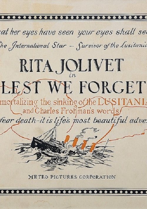 Lest We Forget movie poster player