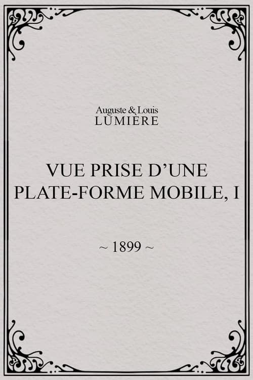 Vue prise d’une plate-forme mobile, I (1900) poster