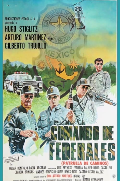 Poster Comando de federales 1990