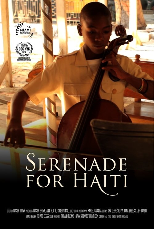 Serenade for Haiti movie poster player