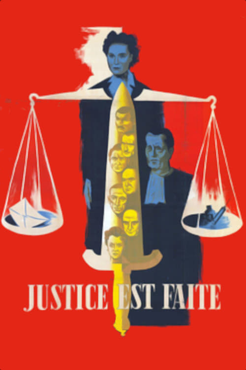 Poster Justice est faite 1950