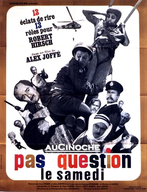 Poster Pas question le samedi 1965