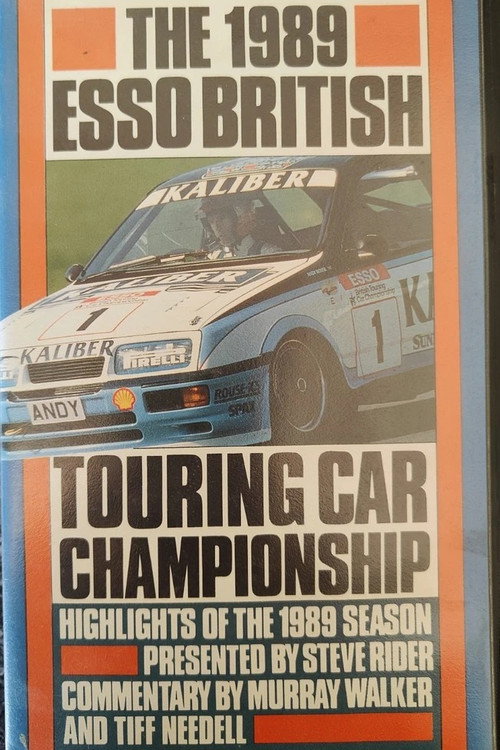 BTCC 1989 Review poster