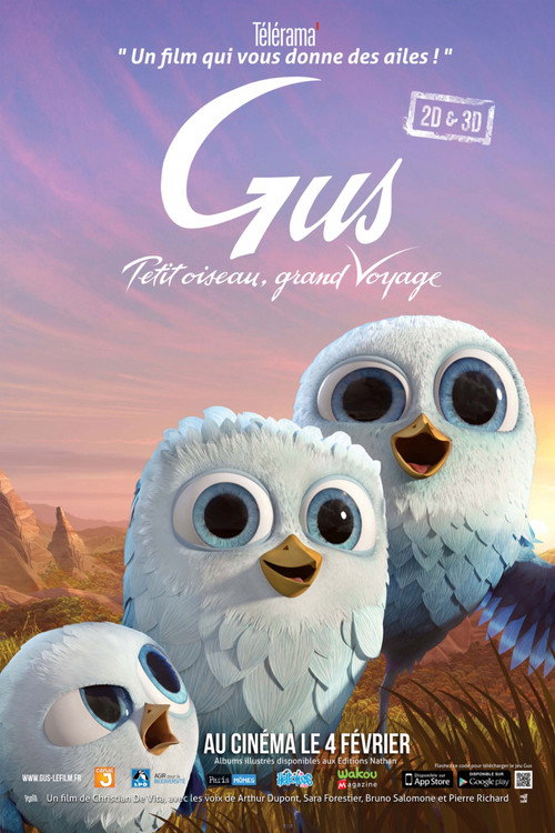 Affiche de Gus : Petit oiseau, grand voyage