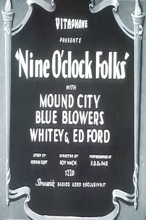 Poster Nine O'clock Folks 1931