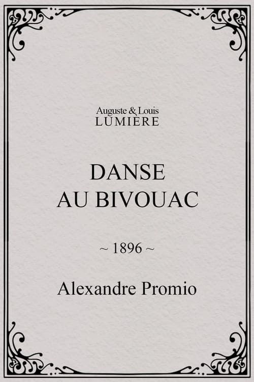 Poster Danse au bivouac 1896