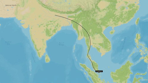 Line on a map - Season 1 Backdrop Blur
