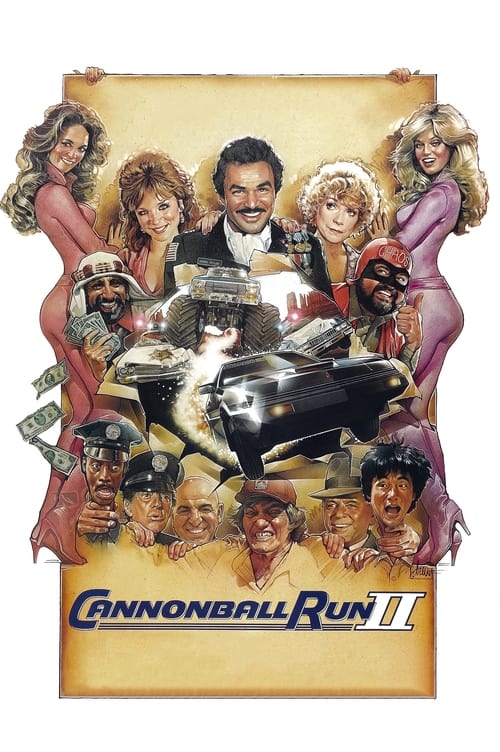 Poster Cannonball Run II 1984