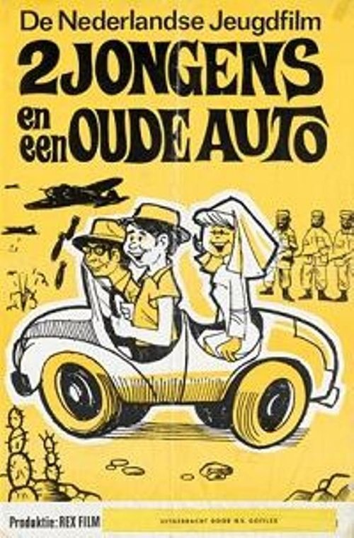 Twee jongens en een oude auto movie poster player