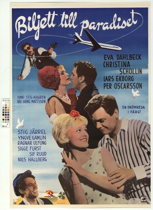 Biljett till paradiset movie poster player