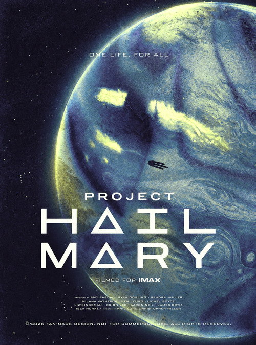 Projekt Hail Mary – plakat