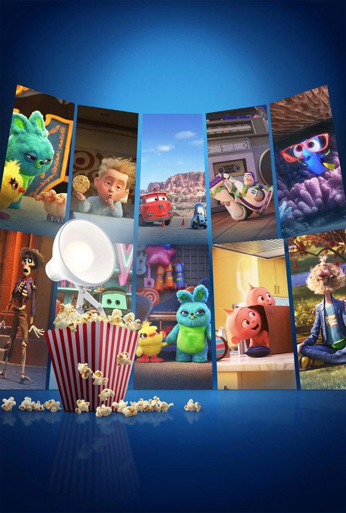 Official poster of Pixar Popcorn (2021) - Animasyon