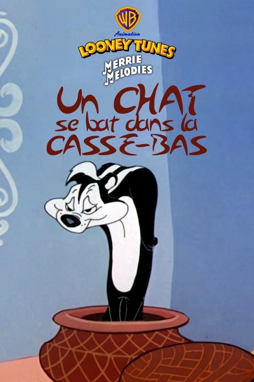 Un chat se bat dans la casse-bah